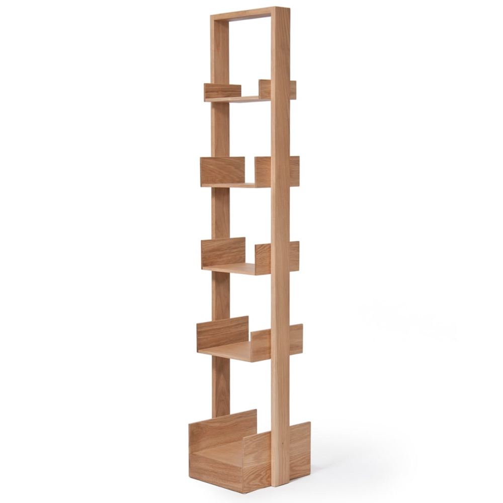 Bookcase, H15.50 x W31 x D32cm, Oak-2