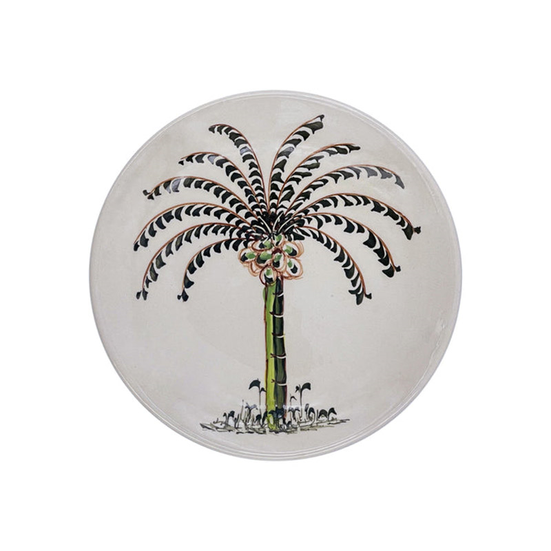 Palm Side Plate, D19cm, Multi-0