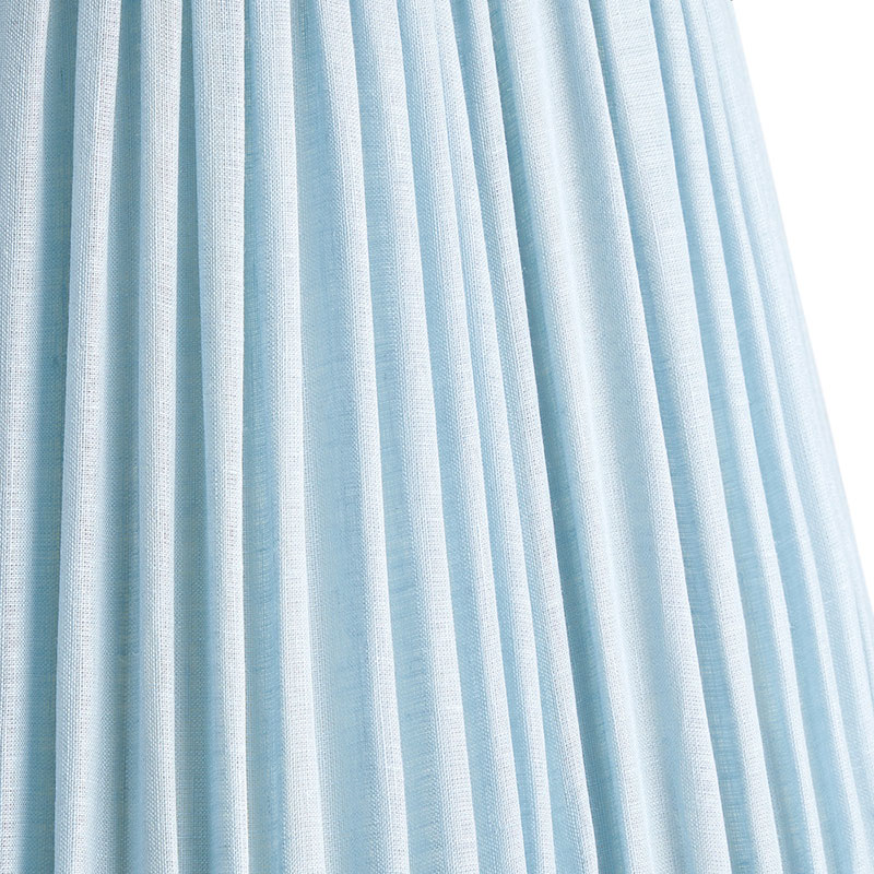 scalloped Shade, 35cm, blue sky linen-1