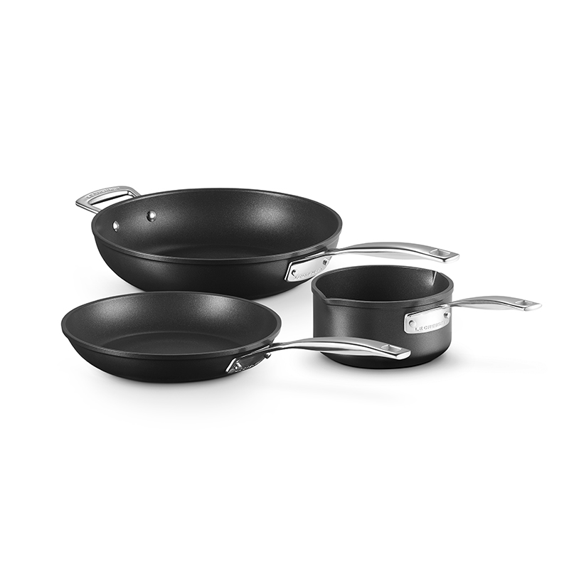 Toughened Non-Stick 3 piece cookware set-0