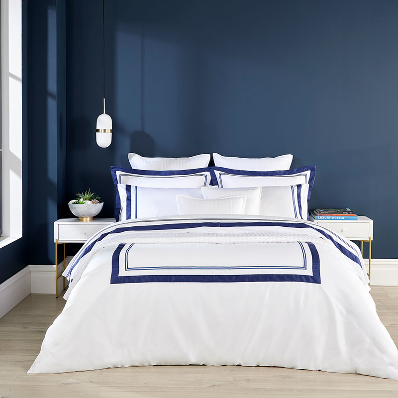 Coniston Duvet Set, Double, Navy-0