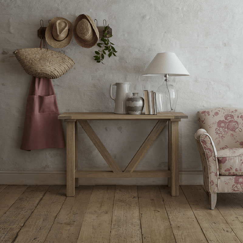 Arundel Console Table, Natural Oak-0