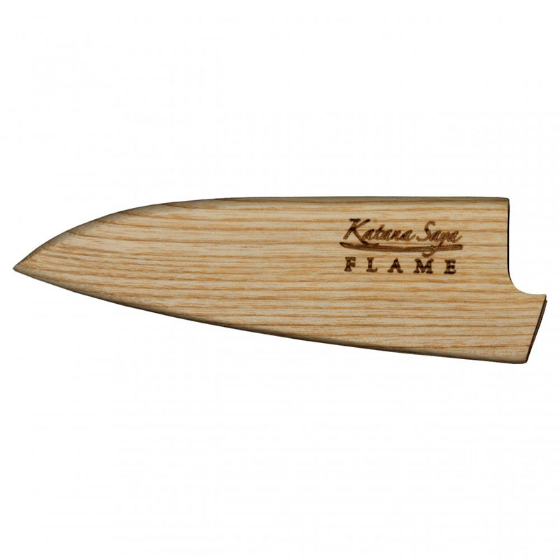 Flame Paring Knife, 9cm, Olive Wood-2