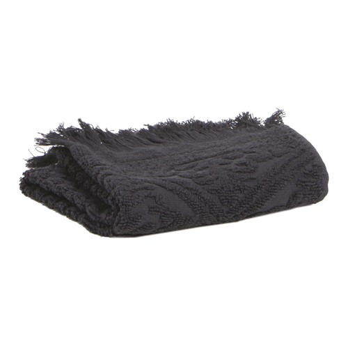 Zoe Maxi bath towel, 100 x 180cm, Carbon-0