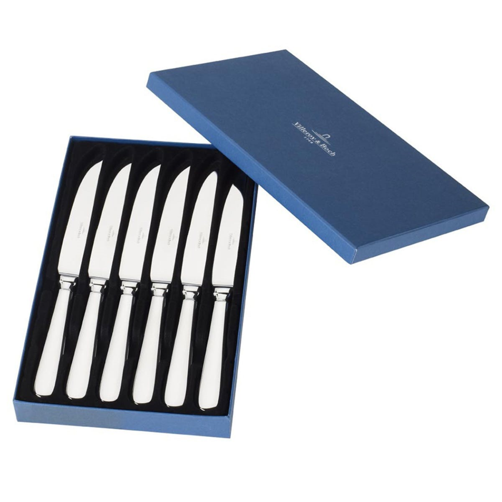 Oscar Set of 6 pizza-steak knives, Stainless Steel-0