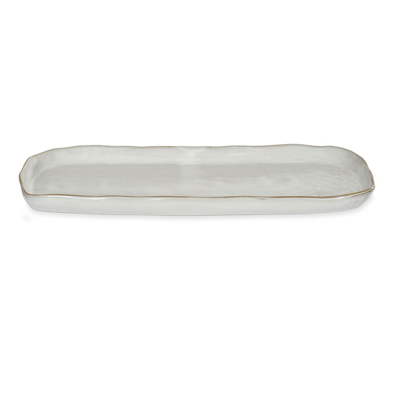 Ithaca Serving Tray, White-2