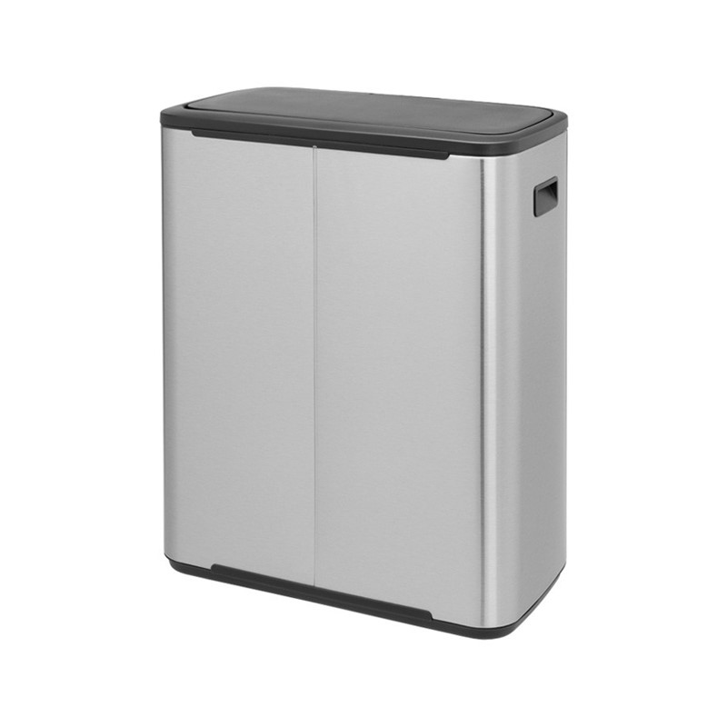 Bo Touch bin, 60 litre, Matt Steel Fingerprint Proof-3