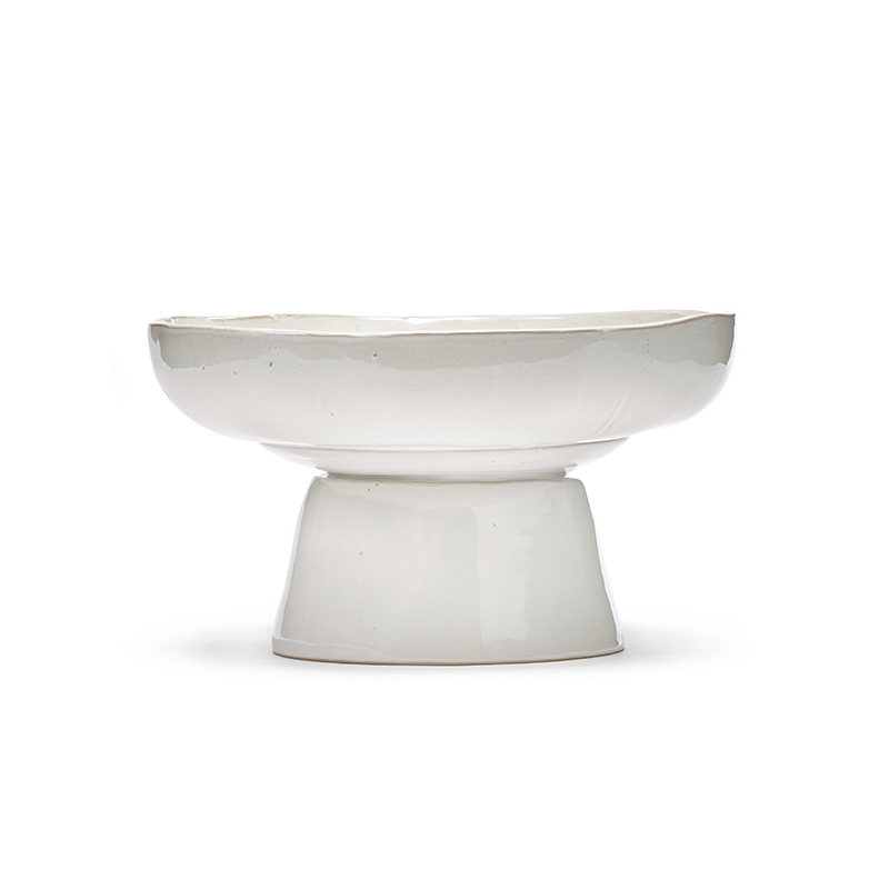 La Mère Serving Plate, D31cm, Off White-3