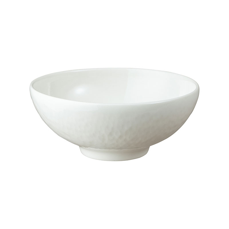 Carve White Small Bowl, D14cm-0