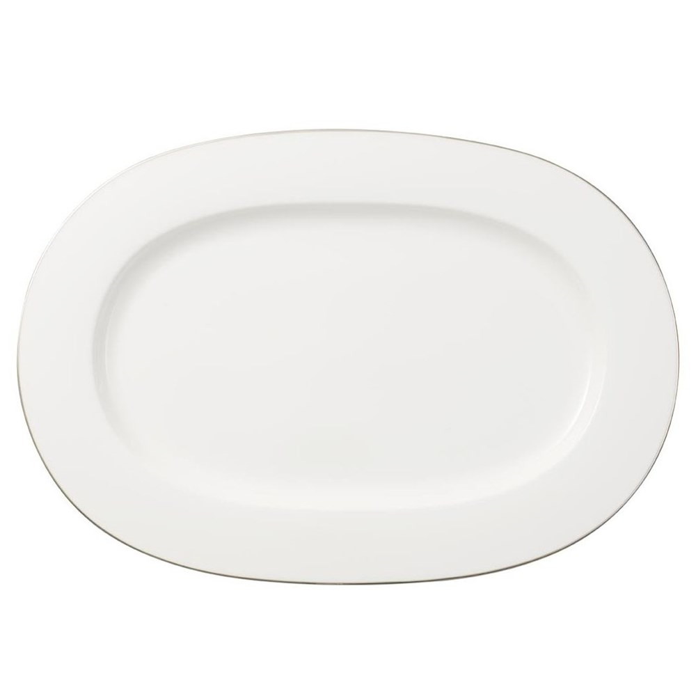 Anmut Platinum 1 Oval platter, 41cm-0