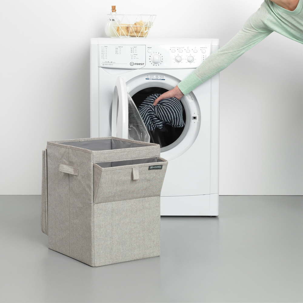 Stackable laundry box, 35 litre, Grey-15