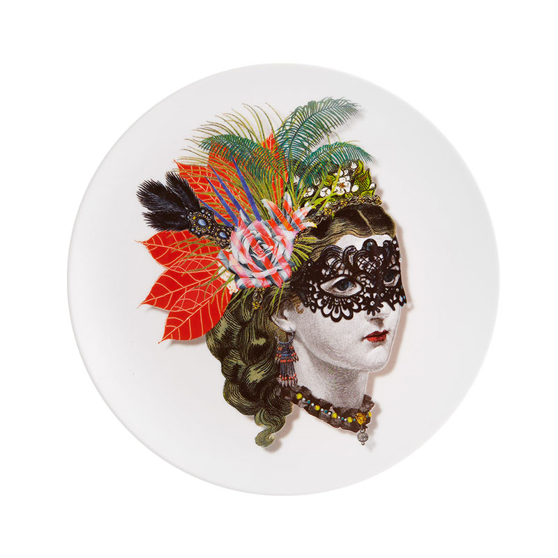 Love Who You Want Woman Plate, D23cm, Multi-0