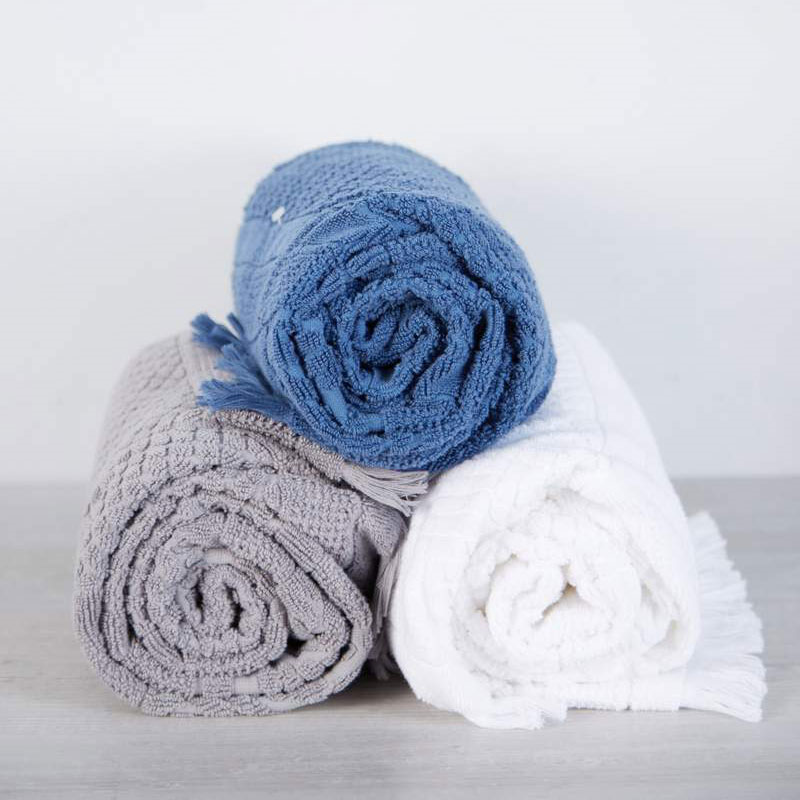 Zoe Maxi bath towel, 100 x 180cm, Chalk-2