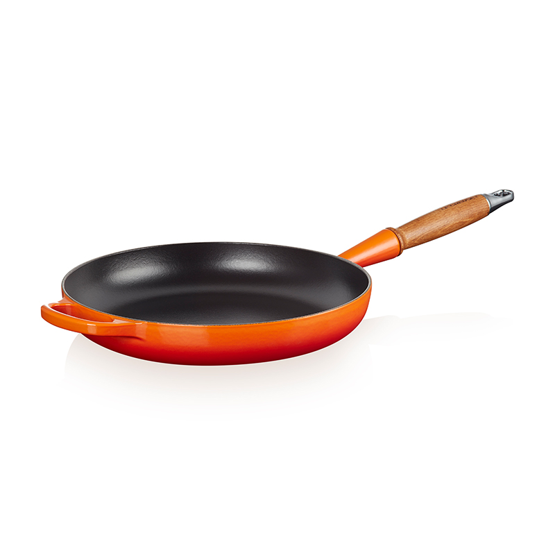 Signature Cast Iron 26cm Frying Pan, Volcanic-2