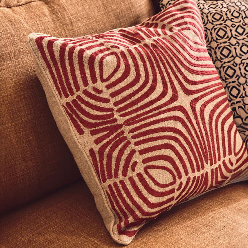 Salvador Cushion Cover, 51 x 51cm, Red Madder-0