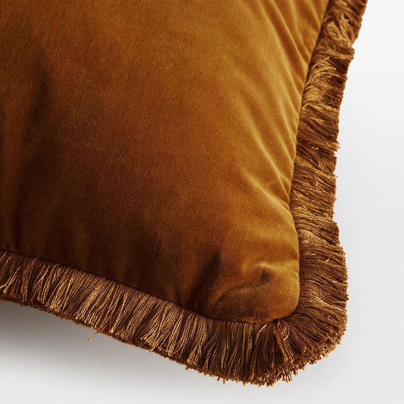 Margeaux Cushion, 67 x 65cm, Mustard-1