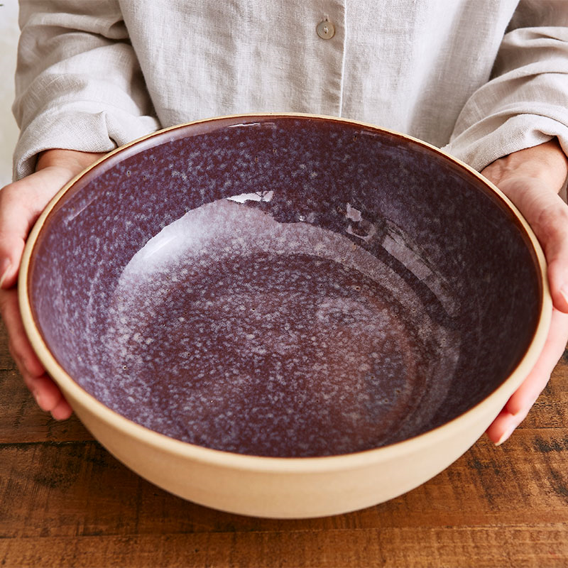 Minerals Serving Bowl, D24.5cm, Amethyst-2