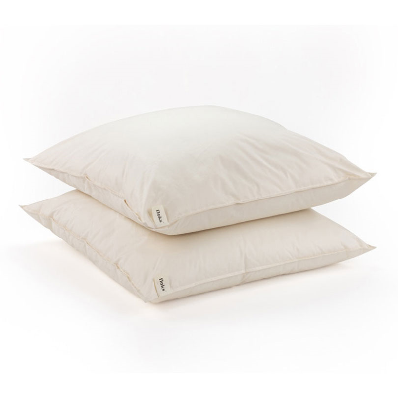 Medium Firmness Organic Wool Large Pillow, 50 x 90cm, Cream-4