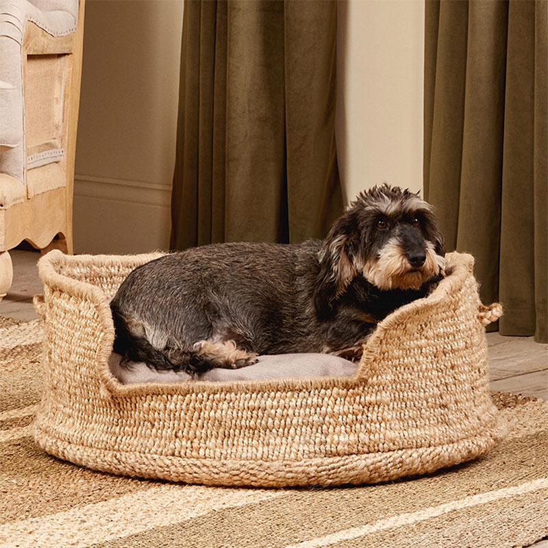 Jaiyuh Hemp Pet Bed, 55 x 70cm, Natural-2