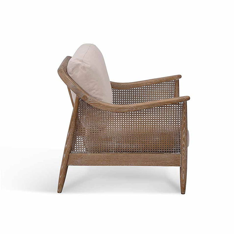 Templecombe Rattan Armchair, Oatmeal-4