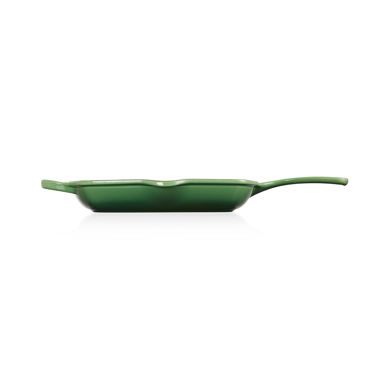 Signature Cast Iron Square Grillit, 26cm, Bamboo Green-3