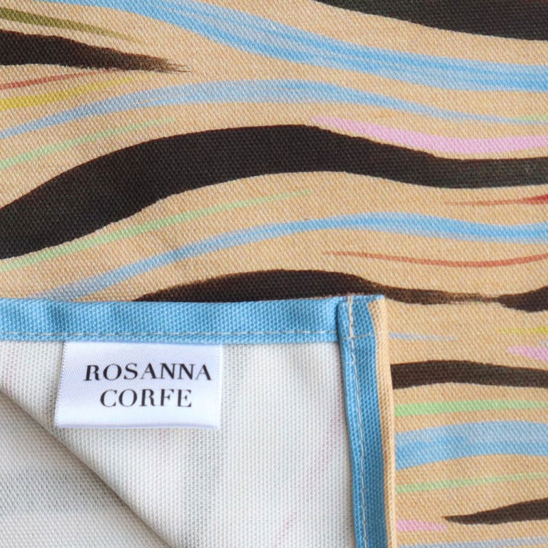 Zebra Set of 4 Organic Cotton Napkins, 45 x 40cm, Multi-1