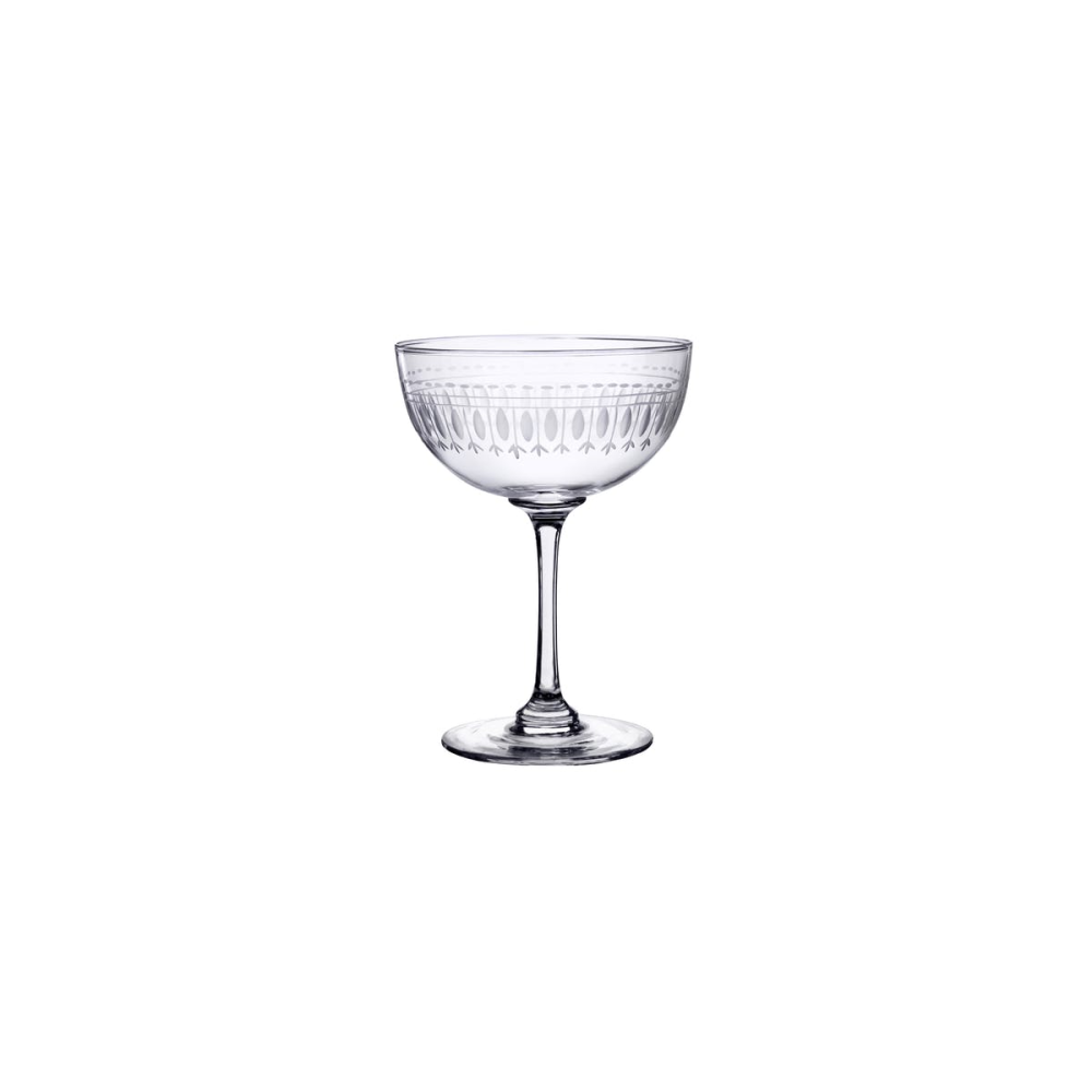 Ovals Set of 6 champagne glasses, 150ml, Crystal-0