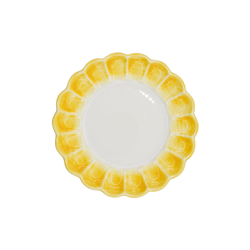 Lido Set of 4 Side Plates, D21.5cm, Yellow-2