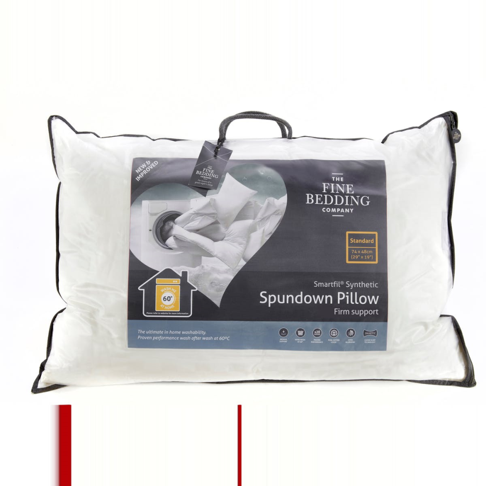 Spundown Firm comfort pillow, 74 x 48 cm, White-1