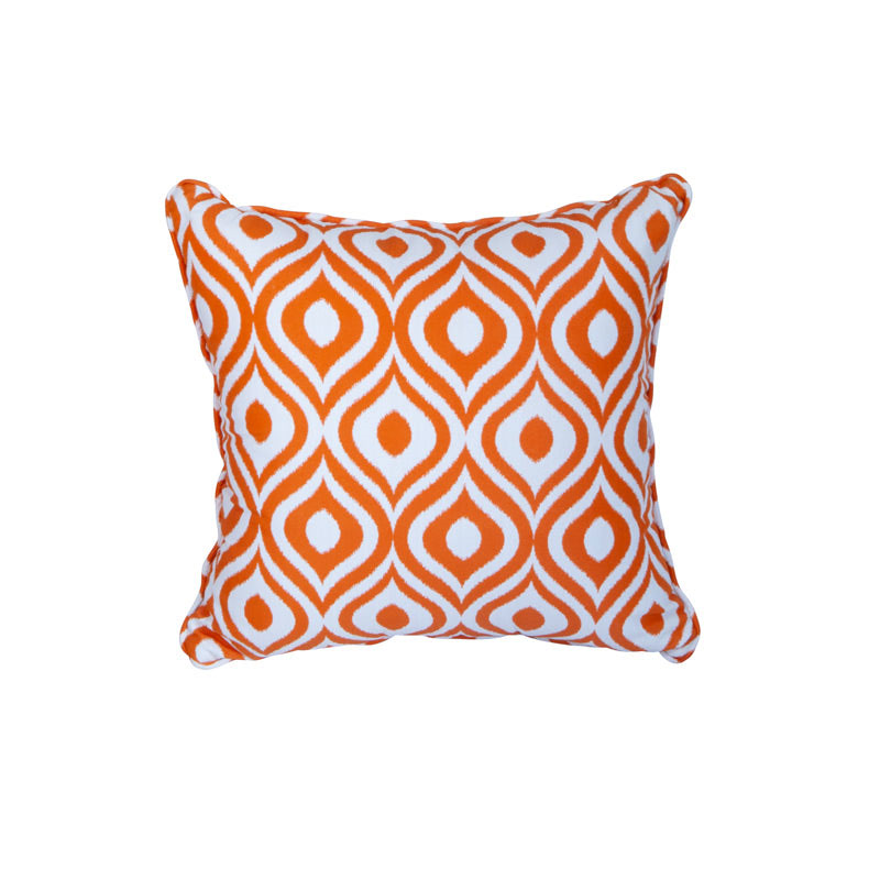 Scatter Cushion, 45 x 45cm, Orange Pattern-1