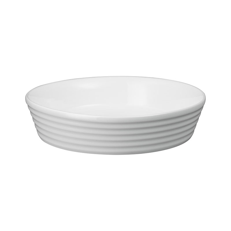 James Martin Cook Round Dish, D23cm, Soft Grey-0