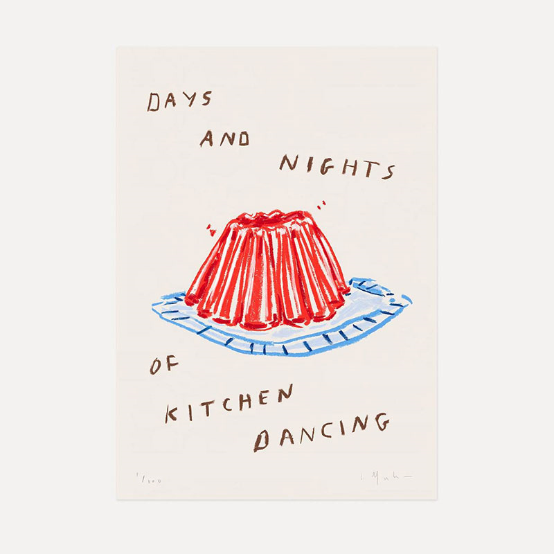 Lucy Mahon Days and Nights of Kitchen Dancing Print, A4, Brown-0