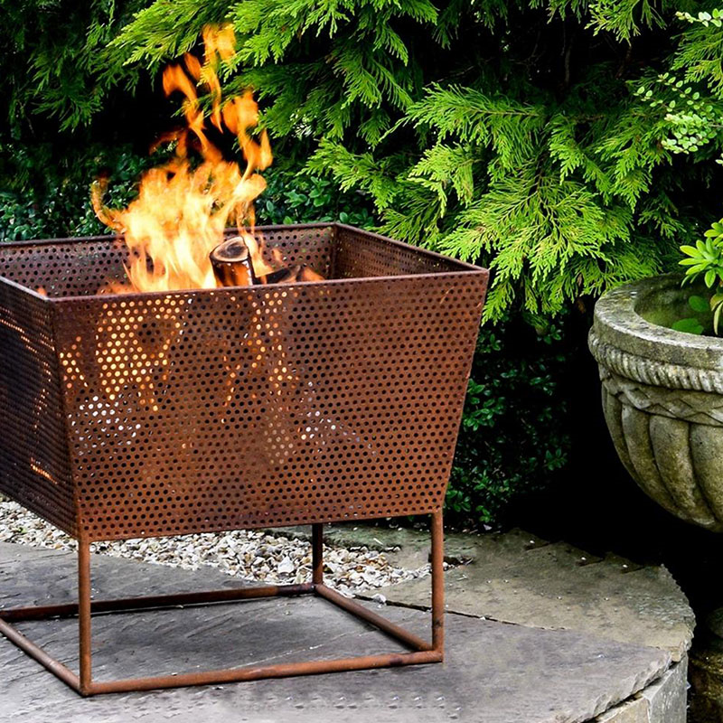 Norfolk Outdoor firebowl, W52cm, Rust-2