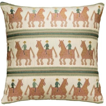 Cushion, Caballo, Red/Blue, 57 x 57cm-0