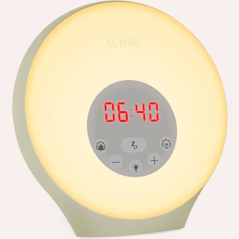 Sunrise Alarm Clock, White-3