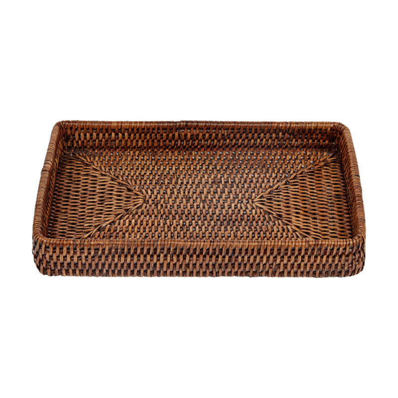 Rattan Tray, 30 x 20cm, Brown-3