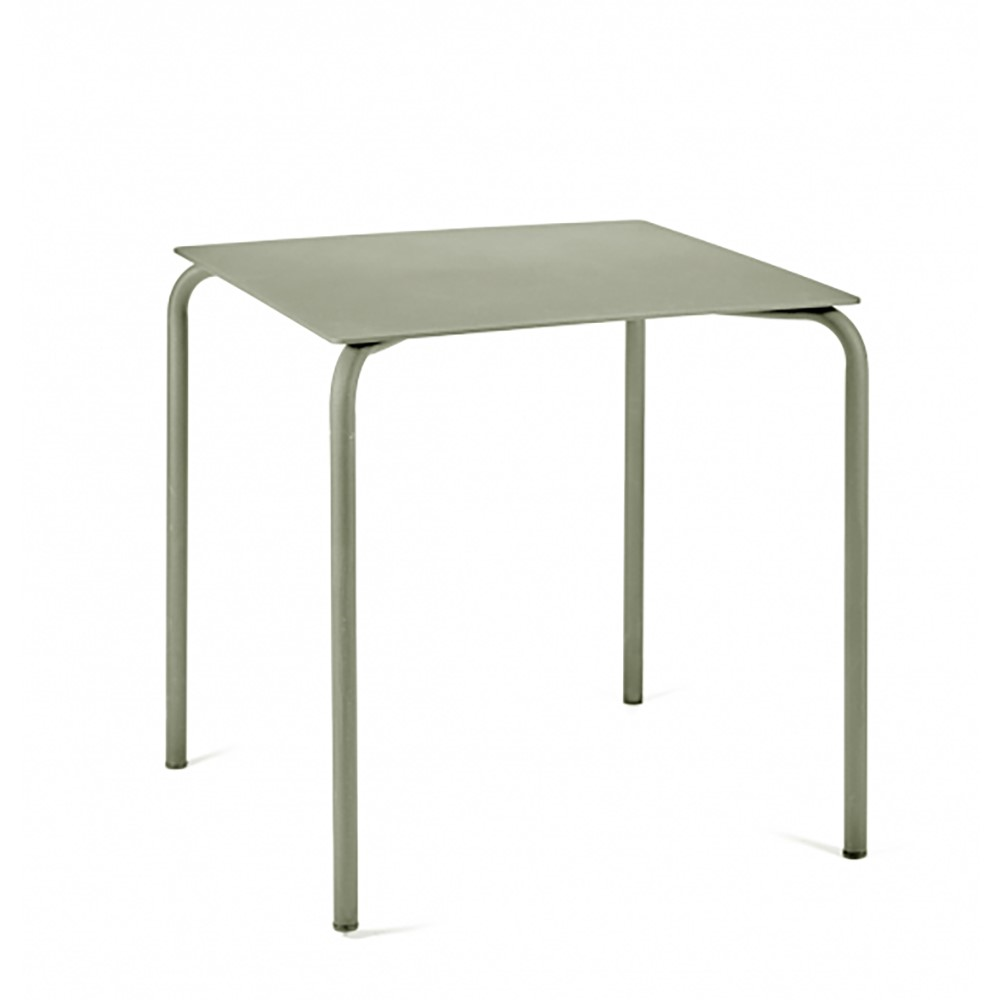 August Square dining table, H73 x W70 x L70cm, Green-0