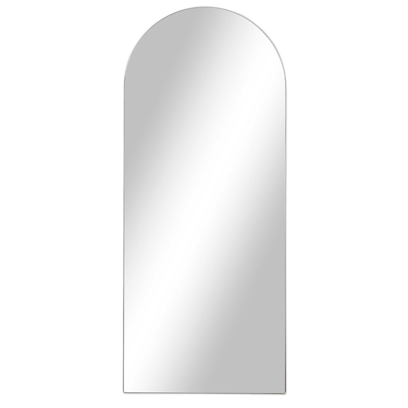 Chiltern Fine Metal Floor Arch Mirror, White-1