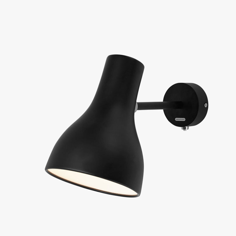 Type 75 Wall Light, Jet Black-1