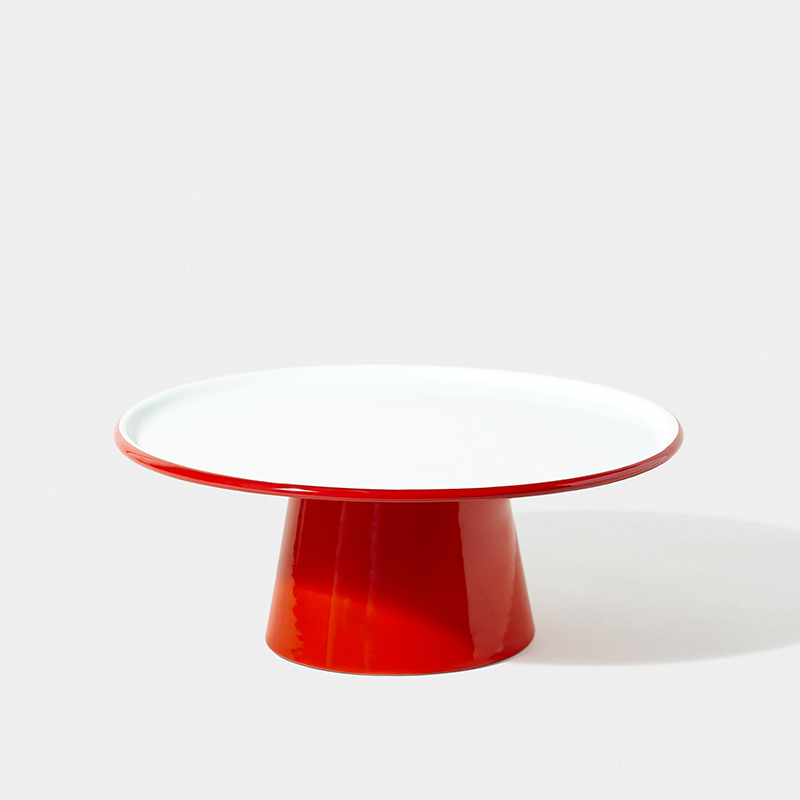 Cake Stand, Pillarbox Red-1