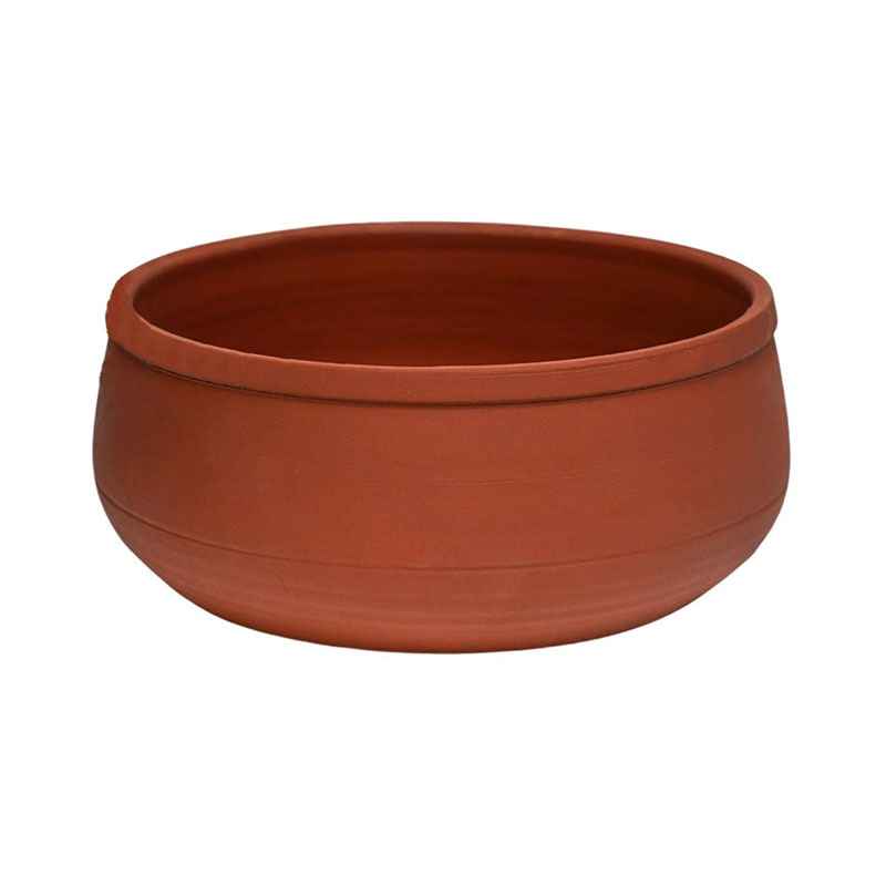 Kew Temperate House Handthrown Statement Bowl, D38cm, Burnt Umber-1