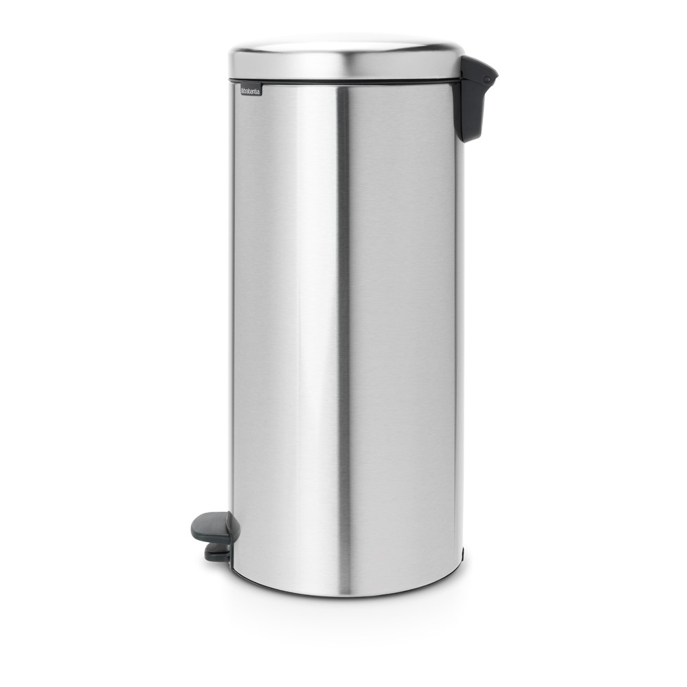 newIcon Pedal bin, 30 litre, Matt Steel-8