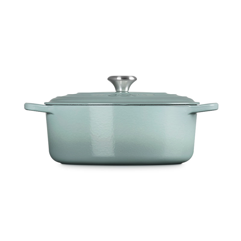 Cast Iron Oval Casserole, 29cm, Sea Salt-2