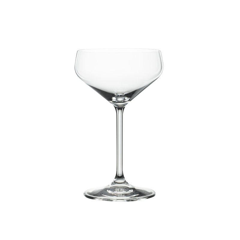 Style Set of 4 Champagne Coupes, 290ml, Clear-1