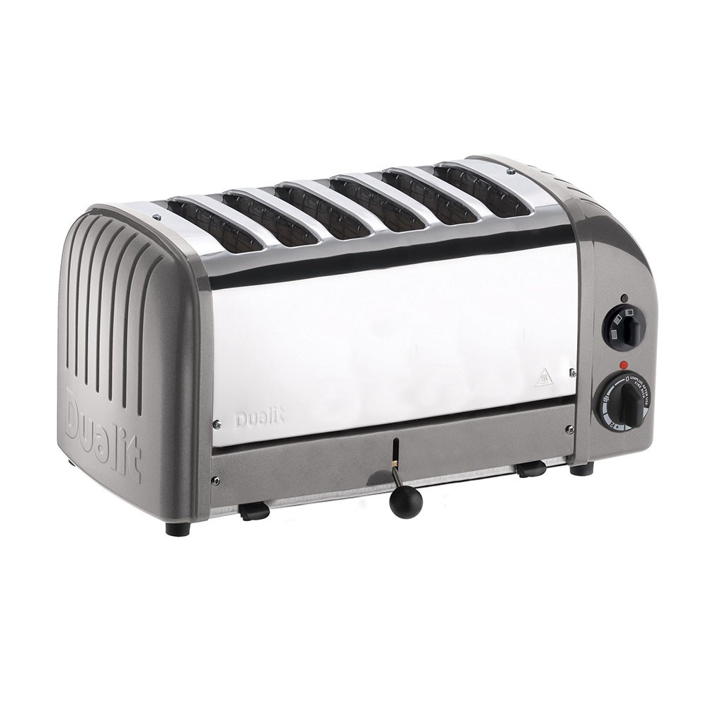 Classic Vario 6 slot toaster, Metallic Silver-0