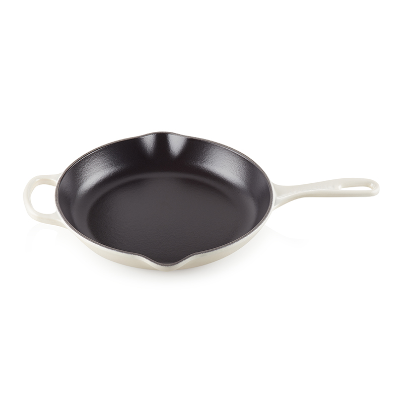 Signature Cast Iron Round skillet, 26cm, Meringue-2