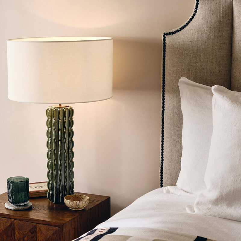 Finn Table Lamp, H62cm, Green-0