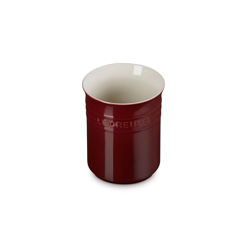 Stoneware Utensil Jar, Small, Garnet-1