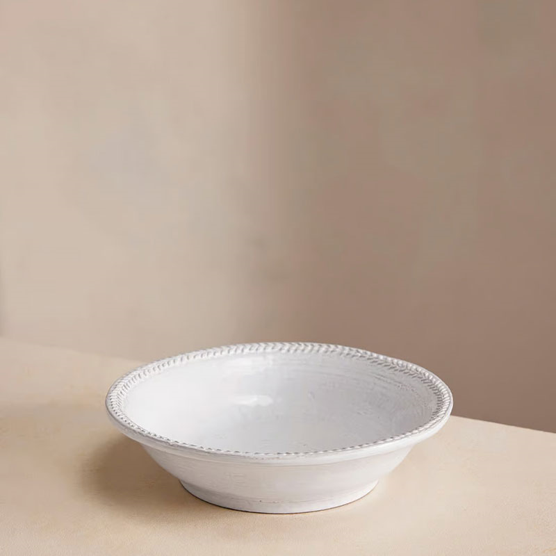 Hillcrest Set of 4 Pasta Bowls D22cm, White-1