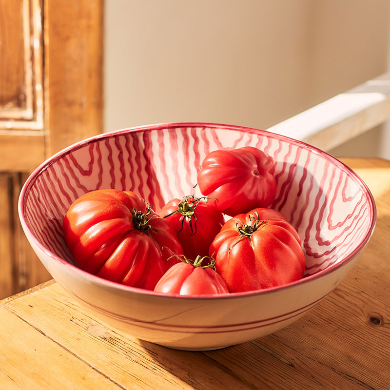 Flor Serving Bowl, D31cm, Pink-0